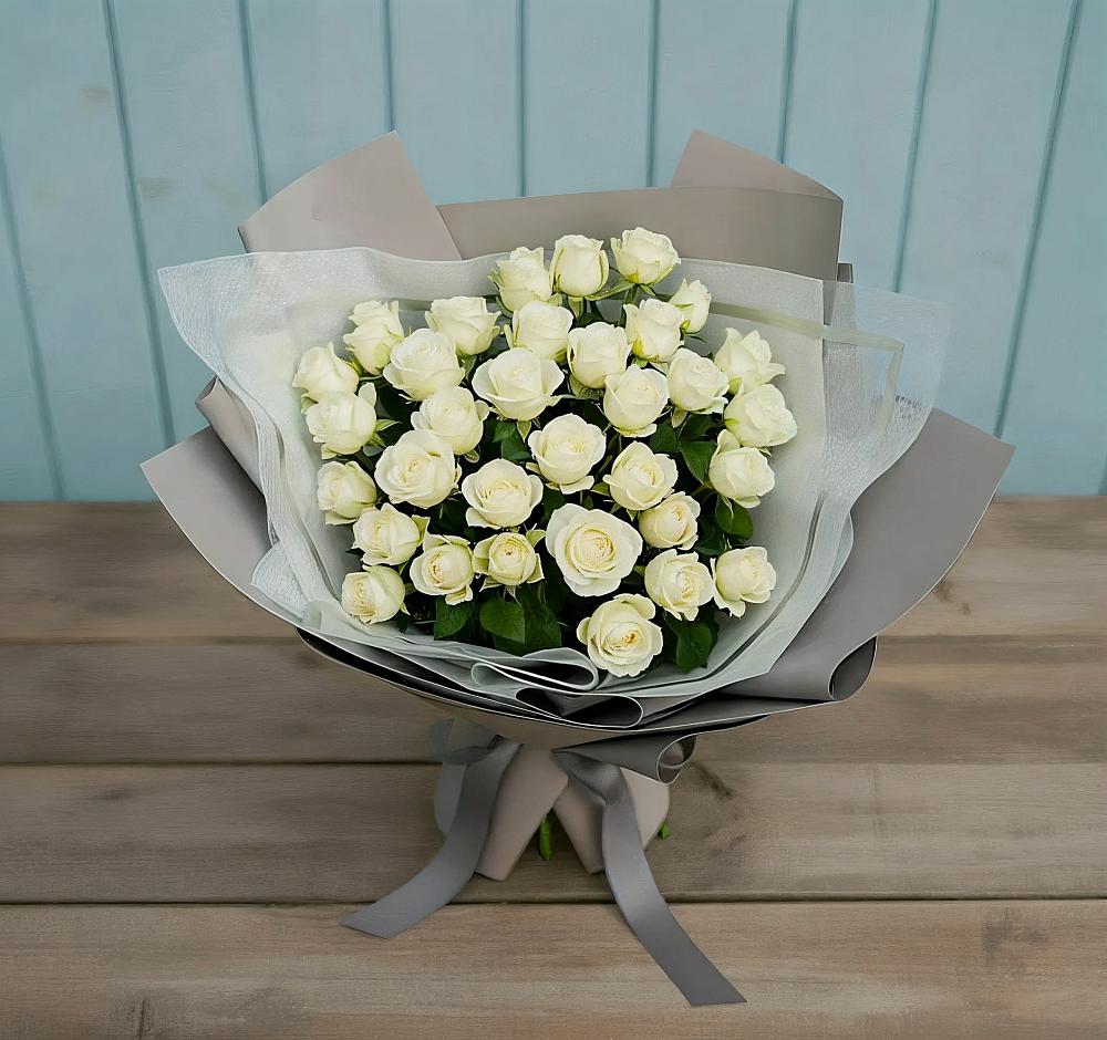 Букет Белоснежная нежность в Хрущево