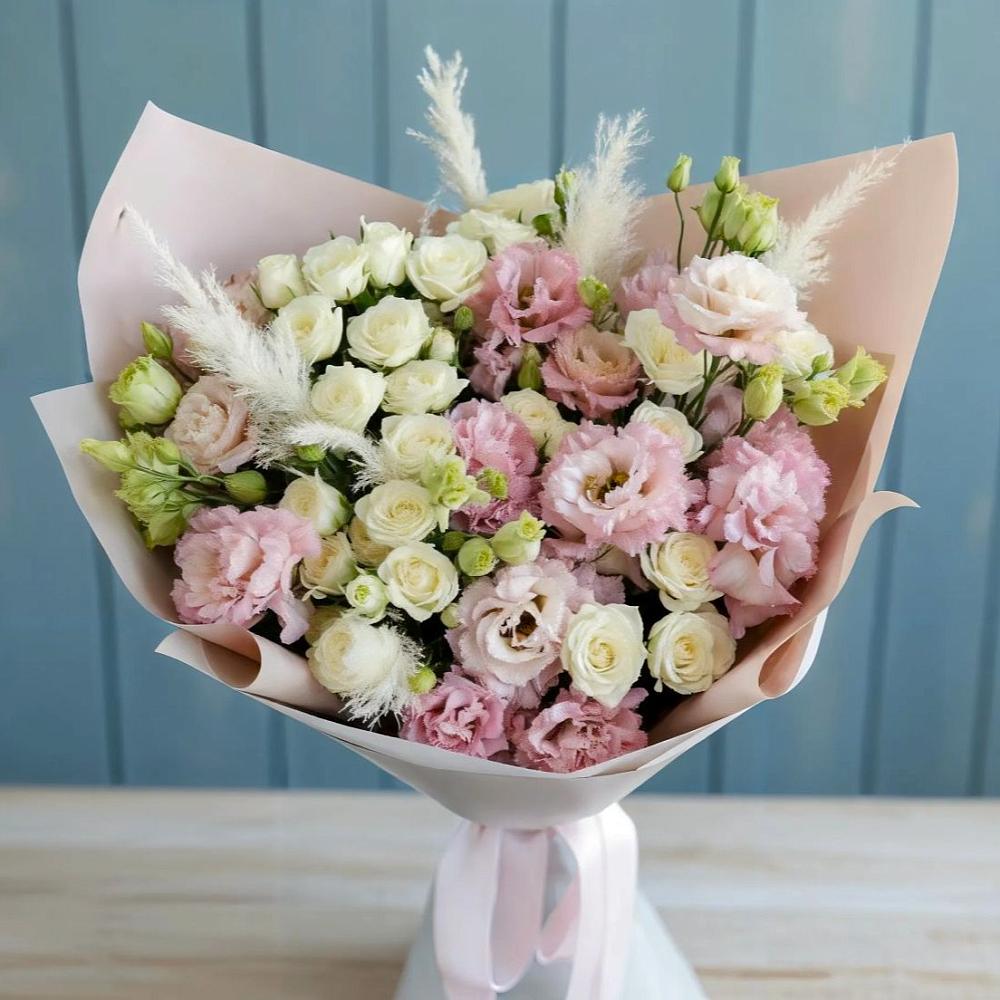 Букет цветов из: Альстромерии и Розы в Хрущево