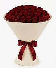 Букет 101 Бордовая роза Блэк Бакарра в Хрущево