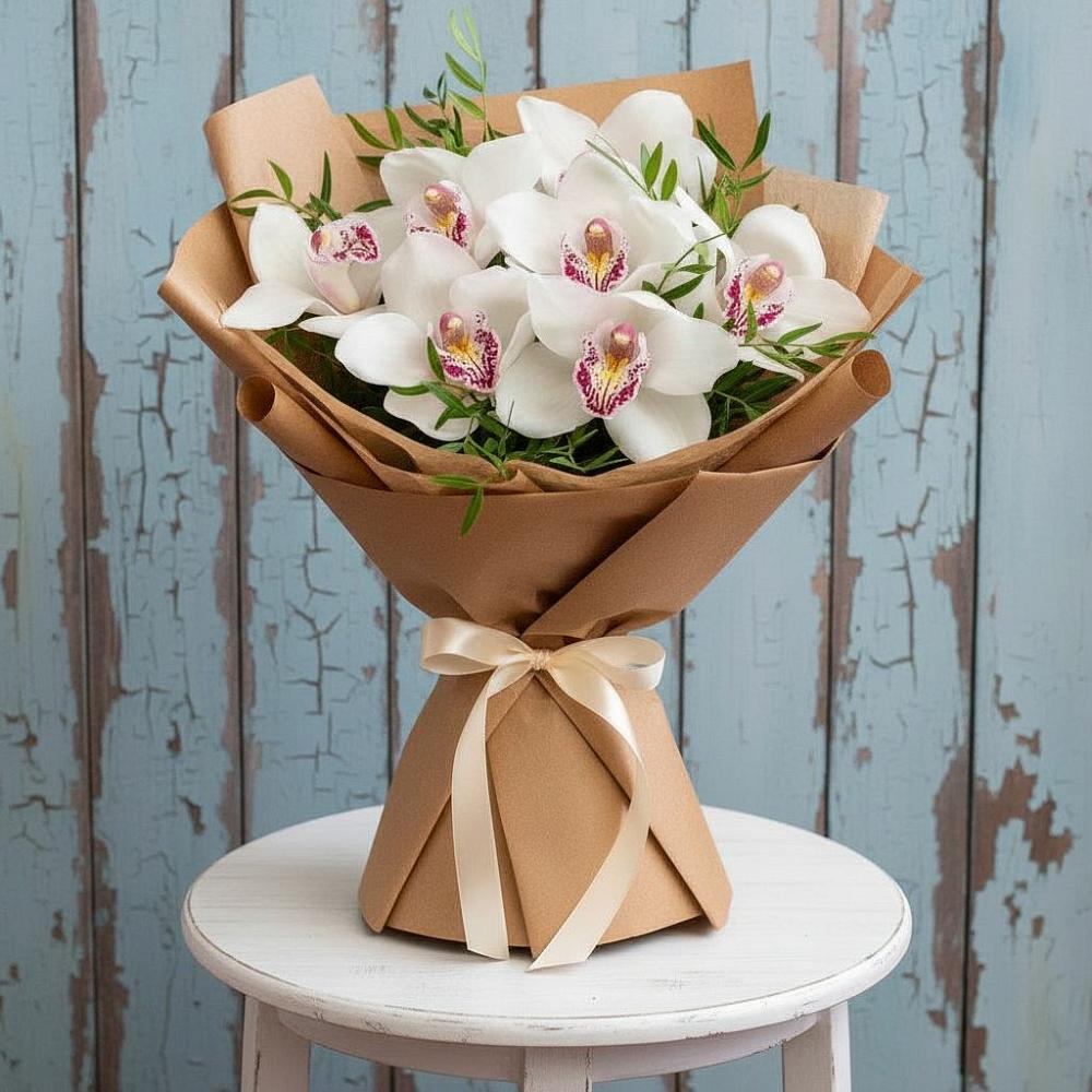 Букет цветов из: Орхидеи и Розы в Хрущево