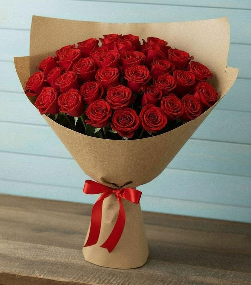 Букет Красные розы Милано в Хрущево