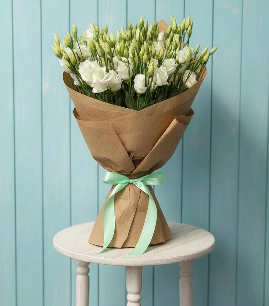 Букет цветов из: Лизиантусы в Хрущево