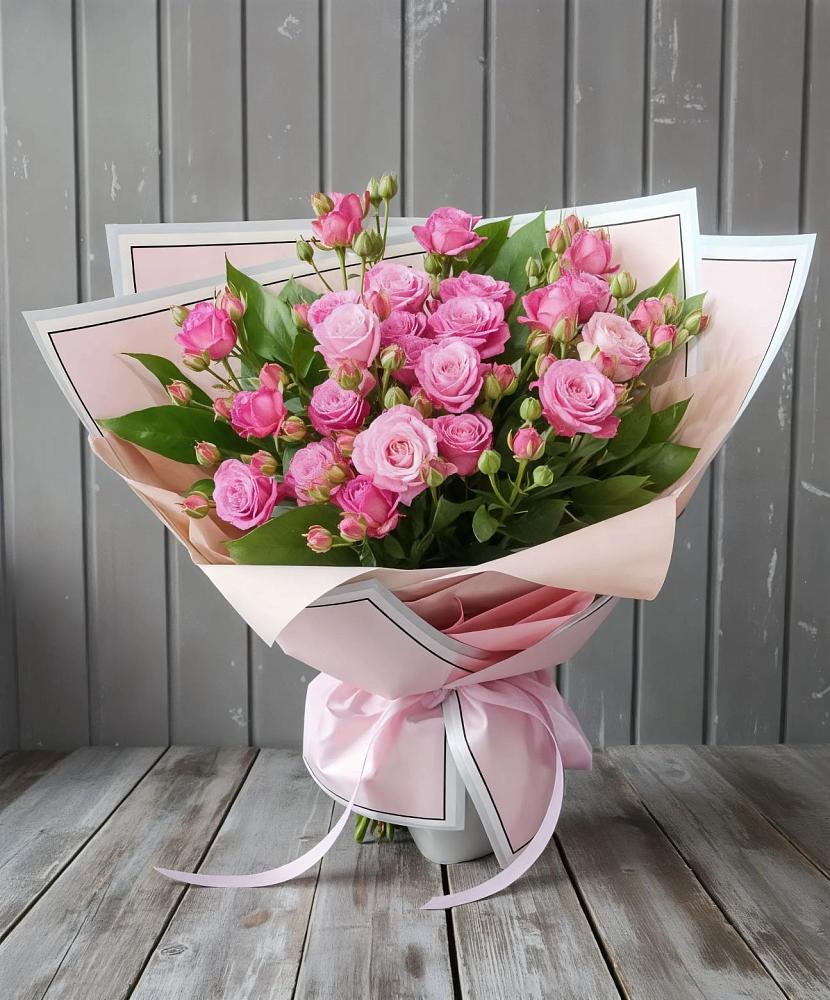 Букет Розовый кустик в Хрущево