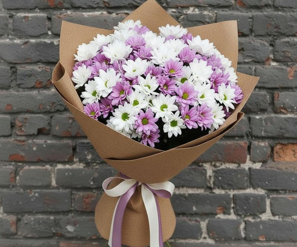 Букет цветов из: Хризантемы в Хрущево