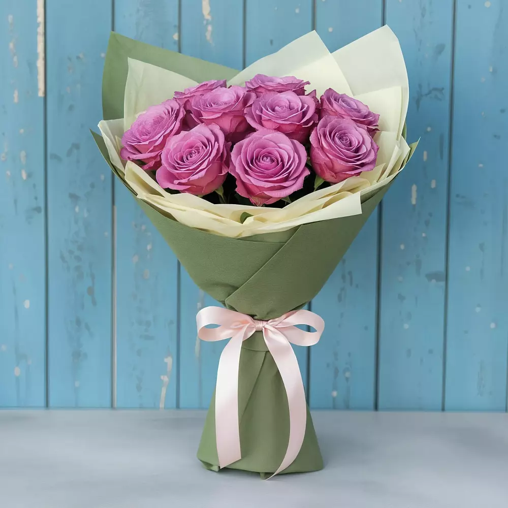 Букет Розы Фёрст Леди в Хрущево