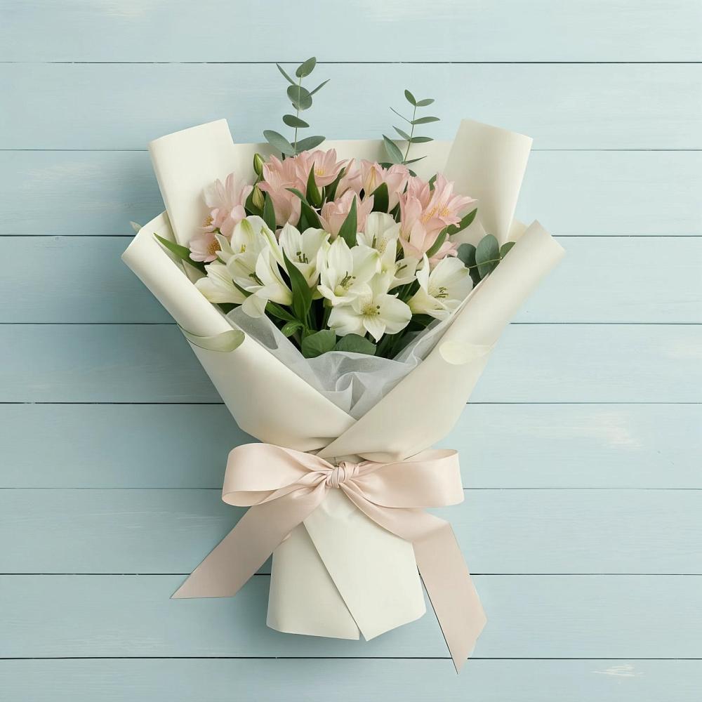 Букет цветов из: Альстромерии в Хрущево